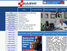 Tablet Screenshot of milojevicmedic.com